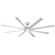 Hydra 96''Ceiling Fan in Titanium Silver (441|FR-W1805-96L-35-TT)