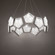 Starlight Starbright LED Chandelier in Antique Nickel (281|PD-74126-AN)