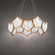 Starlight Starbright LED Chandelier in Aged Brass (281|PD-74126-AB)
