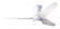 Velo Flush DC 48''Ceiling Fan in Gloss White (201|VEL-FM-GW-48-WW-853-RC)