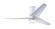 Velo Flush DC 48''Ceiling Fan in Gloss White (201|VEL-FM-GW-48-WH-853-RC)