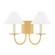 Lenore Two Light Wall Sconce in Aged Brass (428|H464102-AGB)