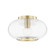 Maggie One Light Flush Mount in Aged Brass (428|H418501-AGB)