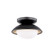 Cadence LED Semi Flush Mount in Black Lustro/Gold Leaf Combo (428|H368601S-BLK/GL)