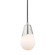 Cora One Light Pendant in Polished Nickel (428|H101701-PN)