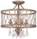 West Liberty Four Light Mini Chandelier (Convertible To Semi Flush) in Olympus Gold (7|4403-581)