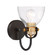 Monico One Light Bath in Bronze W/Natural Brushed Brass (7|3361-416)