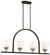 Studio 5 Four Light Island Pendant in Painted Bronze W/Natural Brush (7|3074-416)