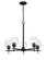 Camrin Five Light Chandelier in Coal (7|2175-66A)