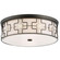 LED Flush Mount in Dark Gray W/Polished Nickel (7|1846-105-L)