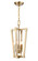 Three Light Pendant in Modern Gold (59|9123-MG)