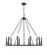 Florence Ten Light Chandelier in Matte Black (59|6710-MB)