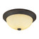 Two Light Flushmount in Rubbed Bronze (59|5161-RBZ)