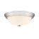 Three Light Flushmount in Brushed Nickel (59|4905-BN)