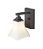 One Light Wall Sconce in Matte Black (59|4501-MB)