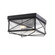 Robinson Two Light Outdoor Flush Mount in Powder Coated Black (59|2616-PBK)