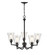 Caily Five Light Chandelier in Matte Black (59|2115-MB)