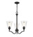 Caily Three Light Chandelier in Matte Black (59|2113-MB)