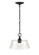 Caily One Light Pendant in Matte Black (59|2111-MB)