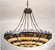 Shell And Ribbon Eight Light Pendant in Timeless Bronze (57|98971)