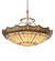 Fleur-De-Lite Ten Light Inverted Pendant in Antique Copper,Craftsman Brown (57|82440)