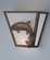 Leaping Trout Two Light Wall Sconce in Antique Copper (57|81981)