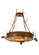 Woodland Pine Four Light Inverted Pendant in Rust (57|81787)