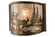 Deer At Lake One Light Wall Sconce in Antique Copper (57|79898)