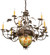 Greenbriar Oak 11 Light Chandelier in Antique Copper (57|79860)