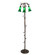 Green Three Light Floor Lamp in Mahogany Bronze (57|71883)