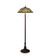 Fishscale Three Light Floor Lamp in Mahogany Bronze (57|71245)