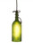 Tuscan Vineyard One Light Mini Pendant in Black Metal (57|71191)