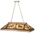 Moose At Lake Seven Light Oblong Pendant in Antique Copper (57|65098)