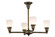 Revival Oyster Bay Four Light Chandelier in Antique Brass (57|56474)