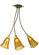 Wilmington One Light Pendant in Timeless Bronze,Satin Brass (57|51817)