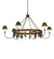 Oak Leaf Six Light Chandelier in Antique Copper (57|51291)