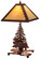 Moose On The Loose Two Light Table Lamp in Rust (57|32516)
