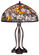 Tiffany Magnolia Three Light Table Lamp in Rust (57|31146)