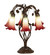 Seafoam/Cranberry Six Light Table Lamp in Mahogany Bronze (57|255799)