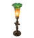 Amber/Green One Light Mini Lamp in Mahogany Bronze (57|253516)