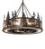 Tall Pines 28 Light Chandel-Air in Oil Rubbed Bronze (57|248841)