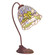 Tiffany Flowering Lotus One Light Desk Lamp in Mahogany Bronze (57|247789)