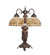 Tiffany Turning Leaf Three Light Table Lamp in Mahogany Bronze (57|245480)