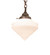 Revival One Light Pendant in Craftsman Brown (57|243717)
