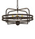 Aldari Six Light Chandelier in Oil Rubbed Bronze (57|239586)