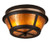 Craftsman Two Light Flushmount in Oil Rubbed Bronze (57|238880)