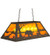 Bear At Lake Six Light Pendant in Oil Rubbed Bronze (57|234089)