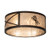 Black Stallion Four Light Flushmount in Mahogany Bronze (57|233537)