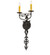 Merano Two Light Wall Sconce in Wrought Iron (57|233400)
