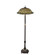 Fishscale Three Light Floor Lamp in Mahogany Bronze (57|229070)